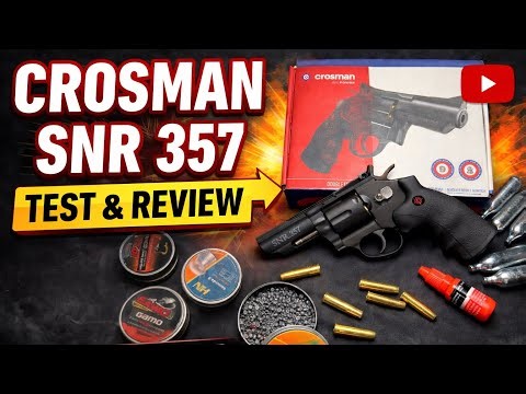 Crosman SNR 357 Honest Review | Worth Buying? 💥 CO2 Air Revolver Test