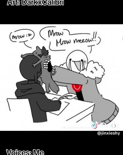 Cute Cat Comic Dub Featuring Killer Sans