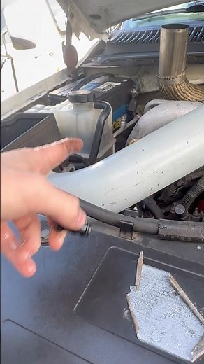 2003 lb7 duramax. how to drain coolant with coolant drain plug.