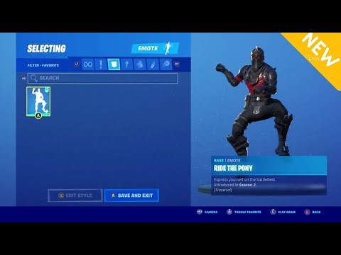 Ride The Pony Emote - 1 Hour Fortnite (Item Shop)