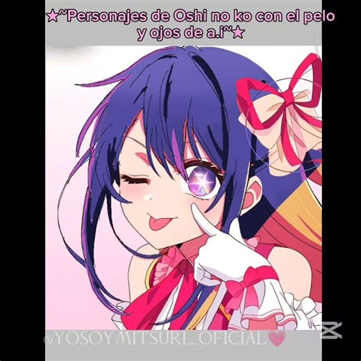 #OSHINOKO~ Oshi no ko characters with a.i's eyes and hair~ pt2?|| #oshinoko #aqua #ruby #kana