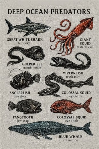 Deep Sea Predators Humans Fear the Most!!#shorts