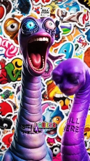 Alien Stickers: The Only Constant in a Temporary Universe? #shorts