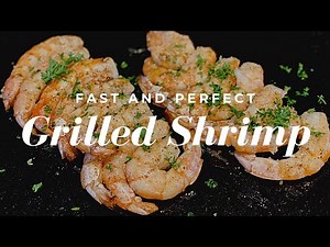 Grilled Shrimp | How to Make the Best Skewered Butter Garlic Lemon Blackened Shrimp