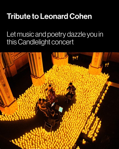 A tribute to Leonard Cohen by candlelight is now in Toronto! | Candlelight Concerts by Fever