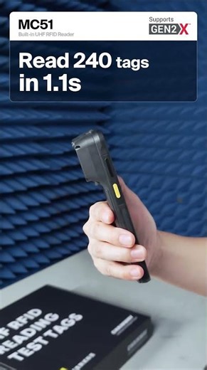 Chainway MC51: 240 Tags Read in 1.1 Seconds