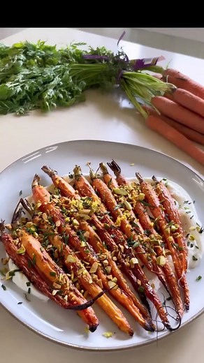Glazed Roasted Carrots with Zesty Yogurt Recipe