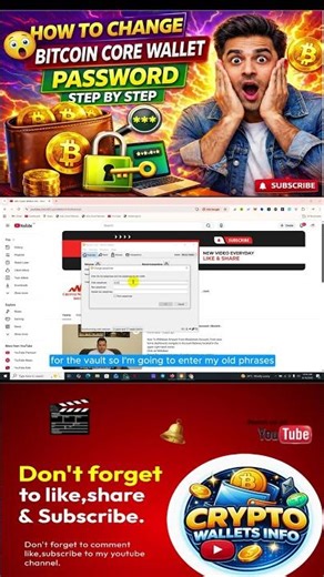 Bitcoin Core Wallet Password Change Full Method 2026 Easy & Safe