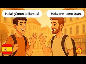 Spanish Greetings & Introductions for Beginners | Easy Spanish Dialogue Practice (Beginner Friendly)