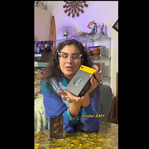 🙏 Thank you for your review @geraldine.hifi ! My New Portable Cassette Player! 💫 The @we_are_rewind WE-001 model AMY 🖤💛 It’s crazy that new players are being made with new modern features! 😵 finally no batteries 🔋 hahaha & Bluetooth capabilities 😳 check it out if you’re looking for a brand new player! | We Are Rewind