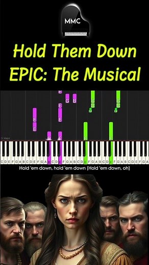 Hold Them Down by Jorge Rivera-Herrans - EPIC THE MUSICAL (The Ithaca Saga) piano cover + sheet