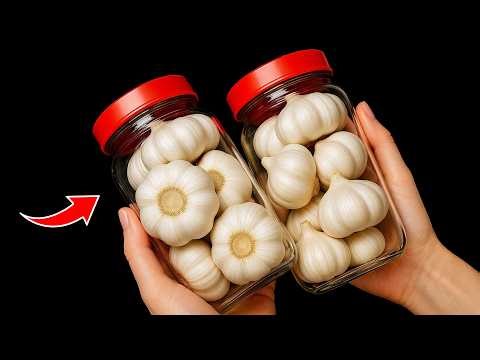 How to Store Garlic for a Whole Year Without Rotting or Sprouting! |Clever Tricks