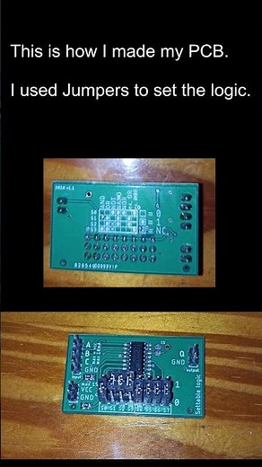 Settable Logic gates with a HF4051 (CD4041, 4051) Multiplexer IC #shortsvideo #circuit