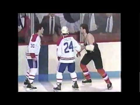 1987 Canadiens - Flyers Pre Game Brawl Bataille Générale