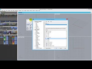 how to set the interface GEMVISION MATRIX 8 tabs RHINOCEROS 5