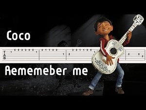 Coco - Remember me Guitar Tutorial [Tab]