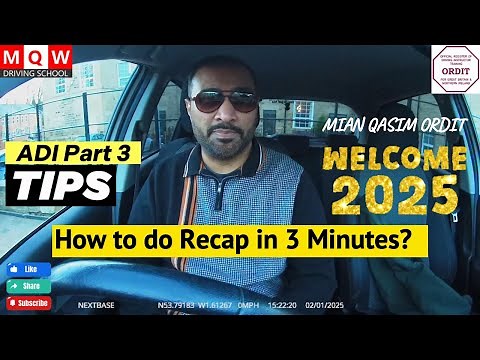ADI Part 3 | Tips | How to do? | Recap in 3 Minutes | ADI Part 3 | Driving Test | Standards Check |