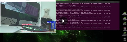 Successfully running Ultralytics YOLOv8 on a NVIDIA Jetson Orin Nano with an IMX219 camera.Real-time vision on the edge. | Yu Xiang