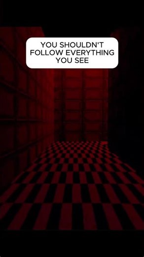 YOU SHOULDN'T FOLLOW EVERYTHING YOU SEE... #gamedev #gaming #indiegame #horror #horrorgame #games