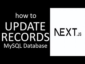 HOW TO UPDATE RECORDS IN MYSQL DATABASE USING NEXT JS API PHP