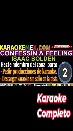 Karaoke Confessin A Feeling - Mc Magic Y Tierra #karaokemex