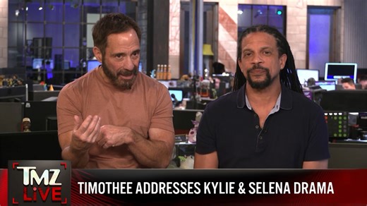 Timothée Chalamet Says No Bad Blood Between Kylie Jenner, Selena Gomez Live