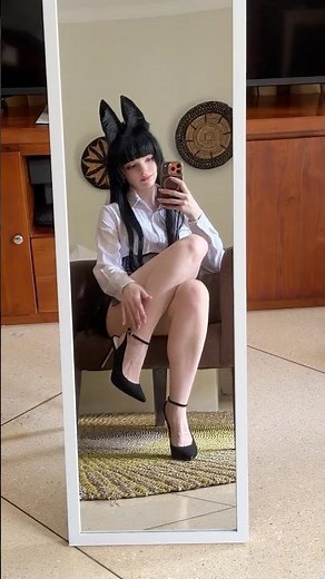 Miyabi's fox charm is insane #miyabi #cosplay