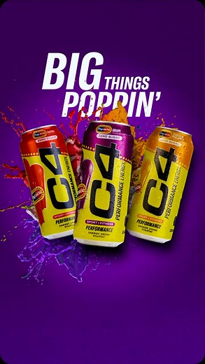 C4 Energy on Instagram: "BIG. THINGS. POPPIN’. C4 X @popsicle® is LIVE and there’s no better companion for those long summer days and workouts☀️🏝 💪 Now available in 3 delicious flavors: 🍇 Grape 🍒 Cherry 🍍 Hawaiian Pineapple Tag a friend who needs to try these flavors ASAP! #BigThingsPoppin #OfficialEnergyDrinkOfSummer"
