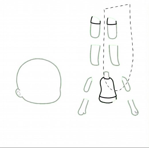 Mina Ashido Gacha Edit in My Hero Academia Style