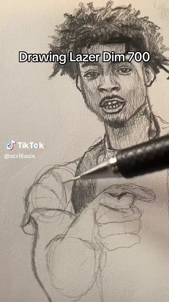 Drawing Lazer Dim 700 - Music Art Repost