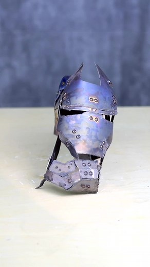 Real self healing Iron Man helmet! #ironman #superhero #selfhealing #nitinol #marvel #mcu #avengers #technology #tonystark #nanotech #engineering