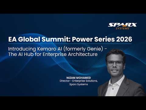 Introducing Kernaro AI (formerly Genie AI Hub) – The AI Hub for Sparx Systems EA | EA Global Summit
