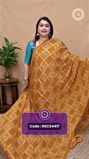 Nidharshana Sarees || Price :- ₹1099/- Product Code :- NSCS4417 Product Name :- Georgette
