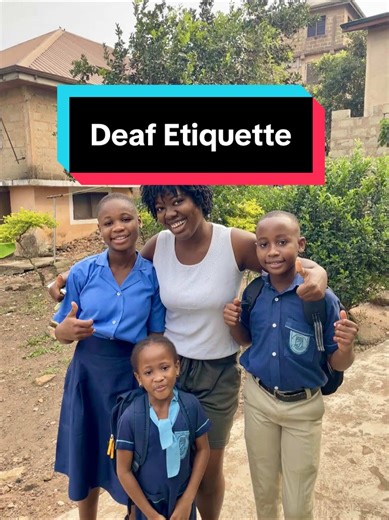 I forgot I live with actors and did the other video alone 🤦🏾‍♀️ This video is just an upgrade , lol. Now let’s learn 1) Soo, It’s okay to take glances of us. Sign Language is abosolutely beautiful and expressive. But staring intently can be a bit uncomfortable. 2)Talking about us in our presence We are right there guysssss. Even if we don’t catch every word, we notice tone, body language, and context and we will know you’re talking about us . 3)Fake interpreting You can mimic Deaf people or fa