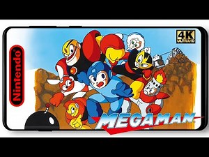 Mega Man 1 (ロックマン 1) Nintendo NES (1987) Ultra HD (4K 60FPS) Gameplay