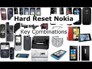 Nokia Hard Reset with Key Combinations - Video collection
