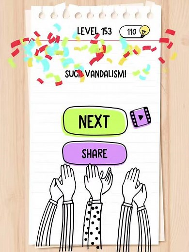 Brain Test Level 153 Break The Window With The Stone.