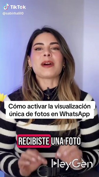 Cómo activar la visualización única de fotos en WhatsApp
