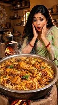 😱 Pati Ki Farmaish Par Bahu Ne Banayi Chicken Biryani! 🍗❤️#recipe#kitchenhacks#cooking