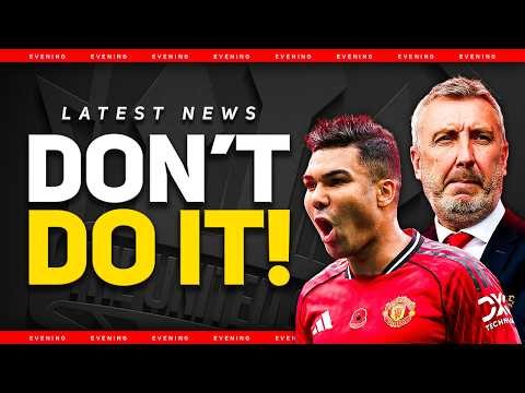 NEW Casemiro DEAL? Davies TRANSFER Latest! Man Utd Transfer News