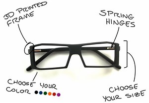 Make Eyewear – 3D printed eye glasses