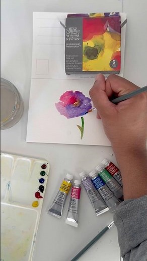 Paint every petal with the Professional Watercolour Floral Tubes Set | Winsor & Newton