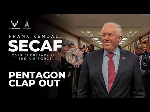 Secretary of the Air Force Frank Kendall Pentagon Clap Out