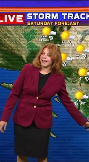 DRUNK Weather Woman Struggles to Finish Live Forecast