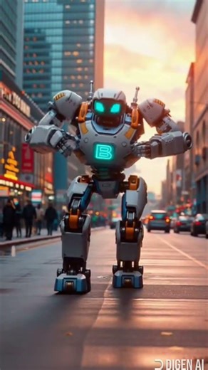 strange robot dancing