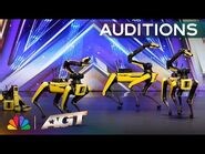 Boston Dynamics Makes AGT HISTORY With Robots Dancing To "Don't Stop Me Now" by Queen - AGT 2025