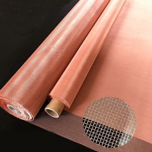 [Hot Item] Factory Price Electromagnetic Shielding 80mesh Copper Conductive Paint Wire Mesh / Emf1 M 1.2m Faraday Cage Shielding 200mesh Copper Wire Mesh