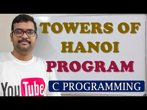 59 - TOWERS OF HANOI PROBLEM - C PROGRAMMING