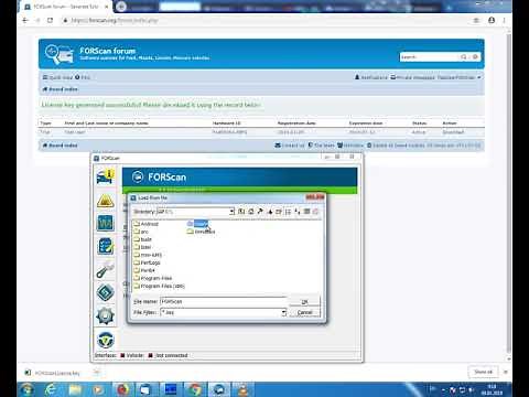 FORScan Extended License installation
