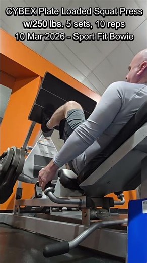 Machine squat press form check 250 #shorts #fitness